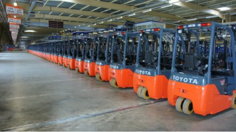Toyota blijft grootste in heftruckverkoop