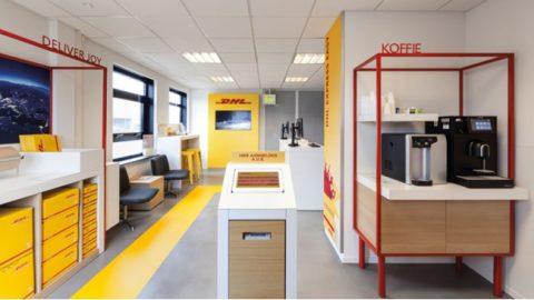 DHL opent eigen winkel in Amsterdam
