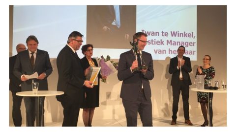 Iwan te Winkel verkozen tot Logistiek Manager van het Jaar
