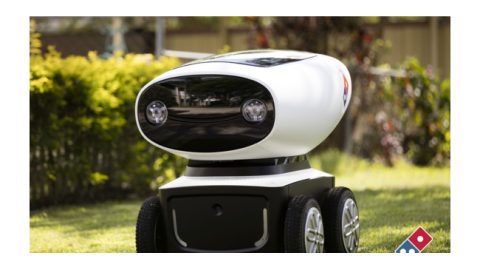 Video: Domino’s laat pizza door robots bezorgen