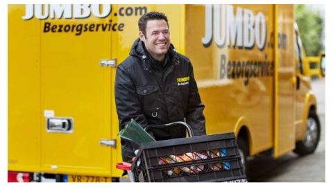 ‘Jumbo rijdt nog dit jaar met 150 bestelbusjes rond’