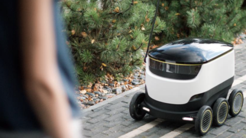 Bezorgrobots Skype-oprichters aan de slag in Europese steden