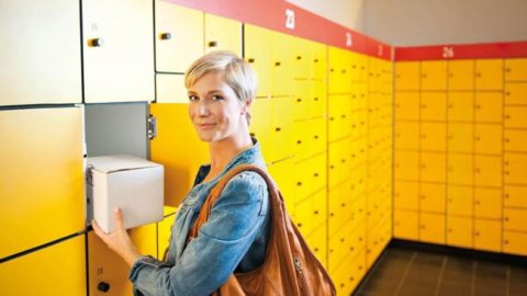 DHL introduceert compacte kluiswanden in Nederlandse winkelcentra