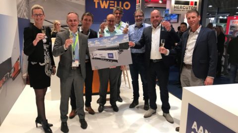 Aan de Stegge Twello en VSDV LogistiX ondertekenen contract nieuwbouw op Logistica