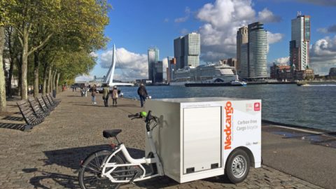 Nedcargo en Hogeschool Rotterdam werken samen aan schone stadsdistributie