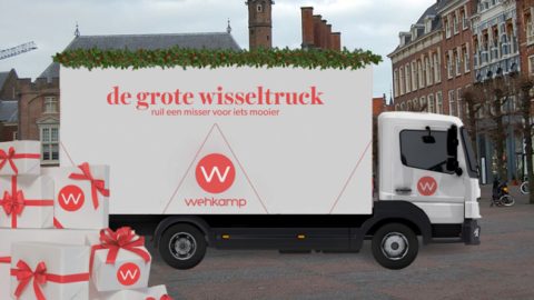 Wehkamp stuurt WisselTruck de weg op voor ongewilde kerstcadeaus