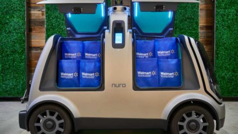 Walmart test zelfrijdende bezorgauto’s