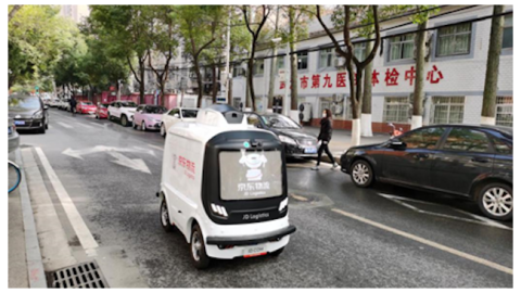 JD Logistics zet bezorgrobot in om verspreiding coronavirus te voorkomen