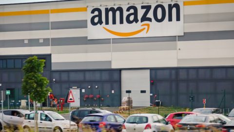 Stokje voor Amazon distributiecentra in Duitsland