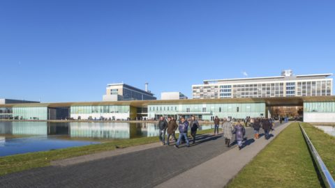 High Tech Campus in Eindhoven test bezorging met drones