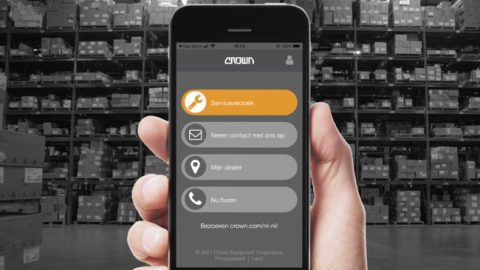 Crown lanceert app voor heftruckonderhoud