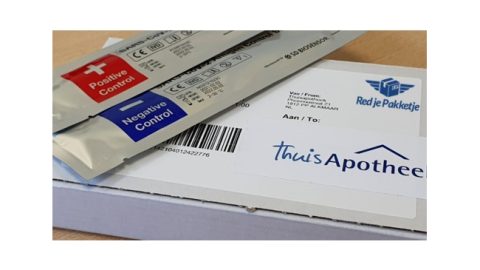Red je Pakketje bezorgt coronasneltesten