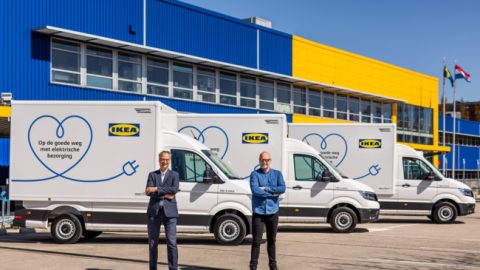 IKEA gaat elektrisch bezorgen in Amsterdam