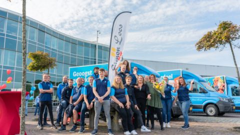 Simon Loos bezorgt online boodschappen voor Albert Heijn